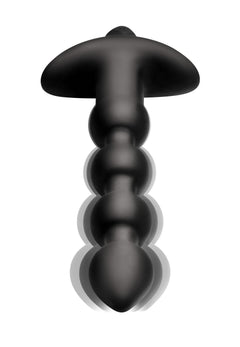 BANG! - 28X Remote Control Vibrating Silicone Anal Beads - Black