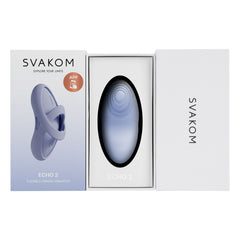 SVAKOM - Echo 2 Finger Vibrator - Sky Blue