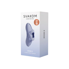 SVAKOM - Echo 2 Finger Vibrator - Sky Blue