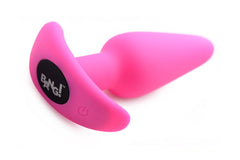 BANG! - Vibrating Butt Plug with Remote Control - Pink