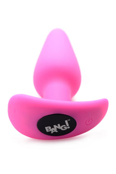 BANG! - Vibrating Butt Plug with Remote Control - Pink
