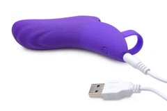 FRISKY - Finger Bang Her Pro Finger Vibrator - Purple