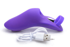 FRISKY - Finger Bang Her Pro Finger Vibrator - Purple