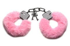 XR Brands - Cuffed in Fur Handcuffs - Pink