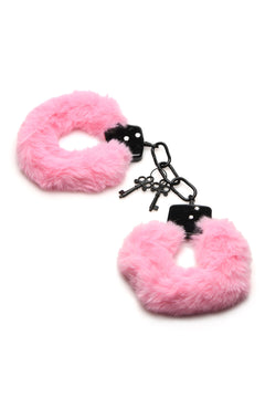 XR Brands - Cuffed in Fur Handcuffs - Pink
