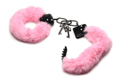 XR Brands - Cuffed in Fur Handcuffs - Pink