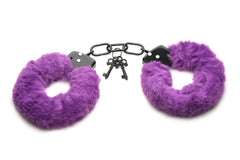 XR Brands - Cuffed In Fur Handcuffs - Purple