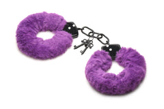 XR Brands - Cuffed In Fur Handcuffs - Purple