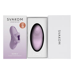 SVAKOM- Echo 2 Finger Vibrator - Pink Lilac