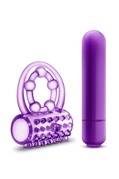 Blush - Play With Me The Player Vibrating Double Strap Cock Ring