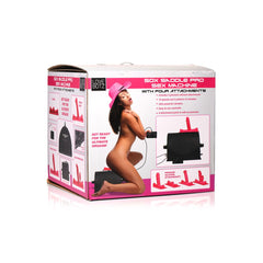 LOVE BOTZ - 50X Saddle Pro Sex Machine with 4 Attachments - Black