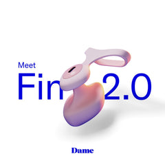 Dame - Fin 2.0 Finger Vibrator - Quartz