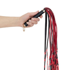 Easytoys Fetish - Flogger 64 cm - Red and Black