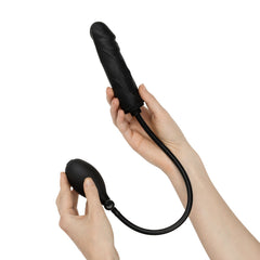 Anal Collection - Inflatable Dildo with Pump 14,5 cm - Black