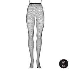 Le Desir - Panty with Small Fishnet Structure - Black