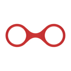 EasyToys - Flexible Silicone Handcuffs - Red