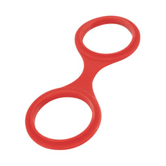 EasyToys - Flexible Silicone Handcuffs - Red