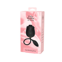 Fifty Shades of Grey - Blushing Rose Suction and G-Spot Vibrator - Black