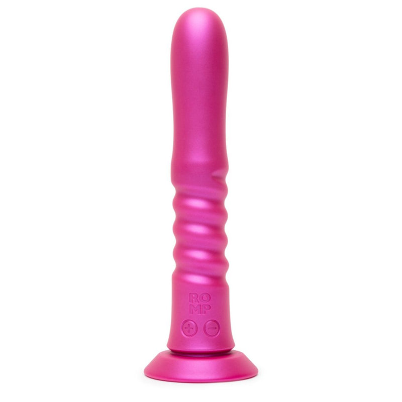 ROMP - Jiggle Thrusting Vibrator with Suction Cup - Pink