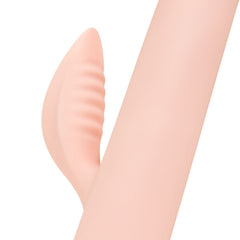 Good Vibes Only - Thrusting Vibrator - Soft Silicone - Pink
