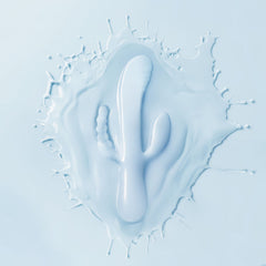 Good Vibes Only - Triple Stimulation Vibe - Soft Silicone - Blue