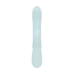 Good Vibes Only - Triple Stimulation Vibe - Soft Silicone - Blue