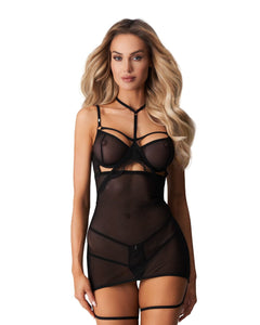 Obsessive - Arrowel Black Chemise - Black