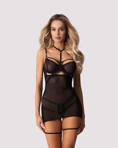 Obsessive - Arrowel Black Chemise - Black