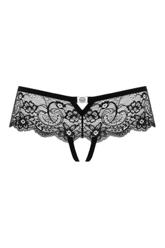 Christine - Crotchless Slip Sierra - Black
