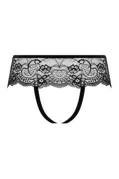 Christine - Crotchless Slip Sierra - Black