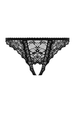 Christine - Open Crotch String Kylie - Black