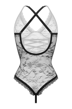 Christine - Crotchless Body Aphrodite - Black