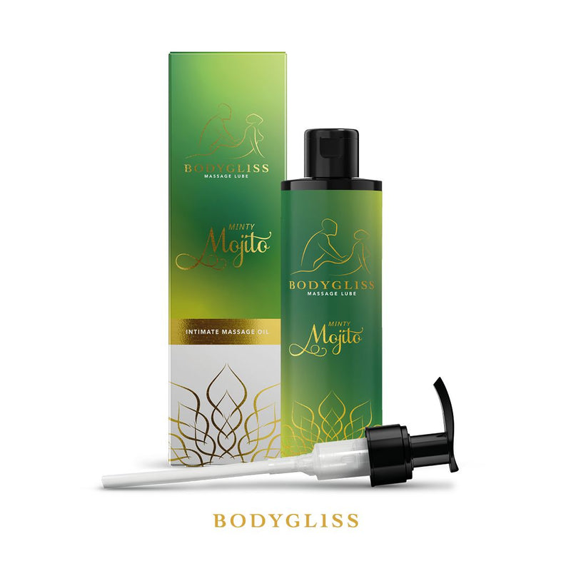 BodyGliss – Massage Oil and Lubricant in 1 Minty Mojito – 150 ml