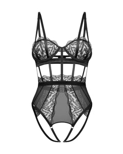 Obsessive – Bodysuit Open Crotch – Black