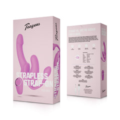 Teazers – Strapless Strap-On with Anal Plug – Pink
