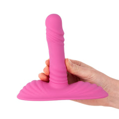 Teazers - Thrusting Pad Vibrator + remote control - Pink