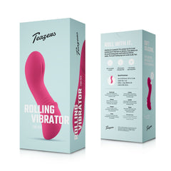 Teazers – Rolling Mini Vibrator – Raspberry Pink